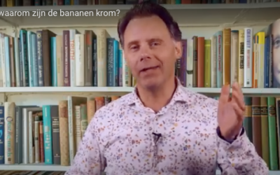 Papa, waarom zijn de bananen krom?