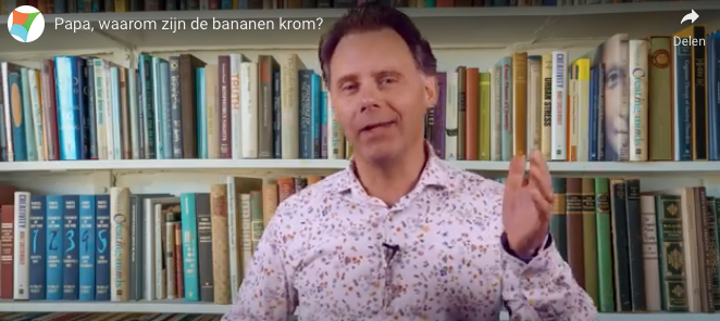 Papa, waarom zijn de bananen krom?